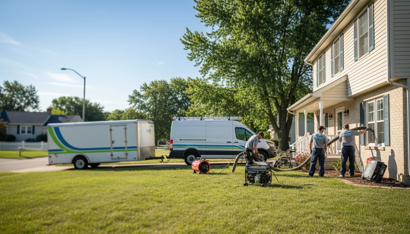 Flooded Basement Restoration And Cleanup With Repair in Braddock, ND near me